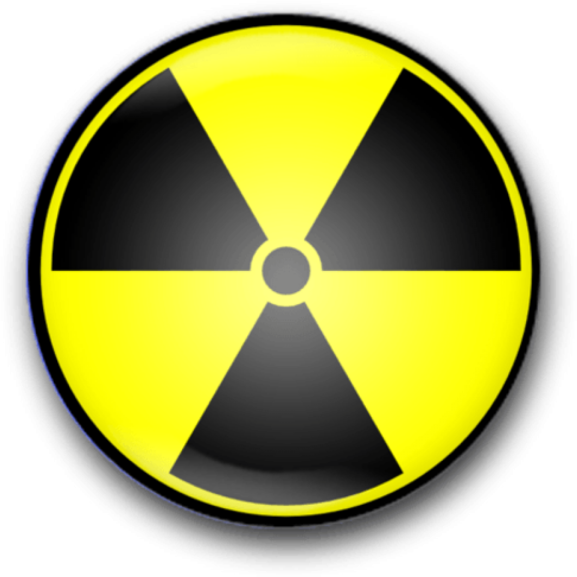 More Views - Nuclear Sign (1200x1200), Png Download