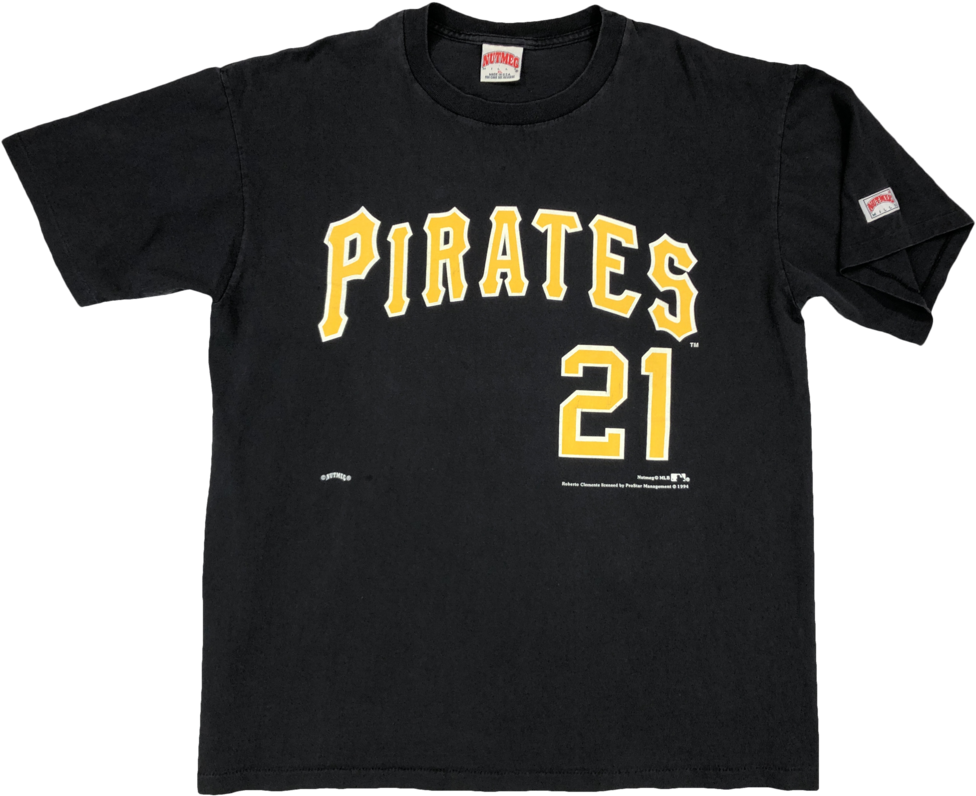 Vintage Nutmeg Pittsburgh Pirates Roberto Clemente - A Bathing Ape (1024x846), Png Download