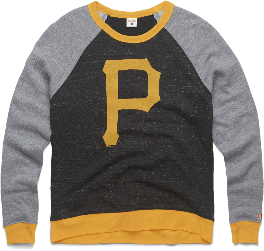 Women's Pittsburgh Pirates Crewneck - Sweater (1600x1600), Png Download