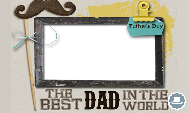 Frame For Father's Day (800x480), Png Download