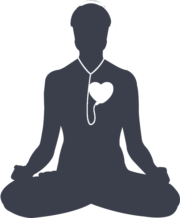 Contact Me - Yoga Icon (741x741), Png Download