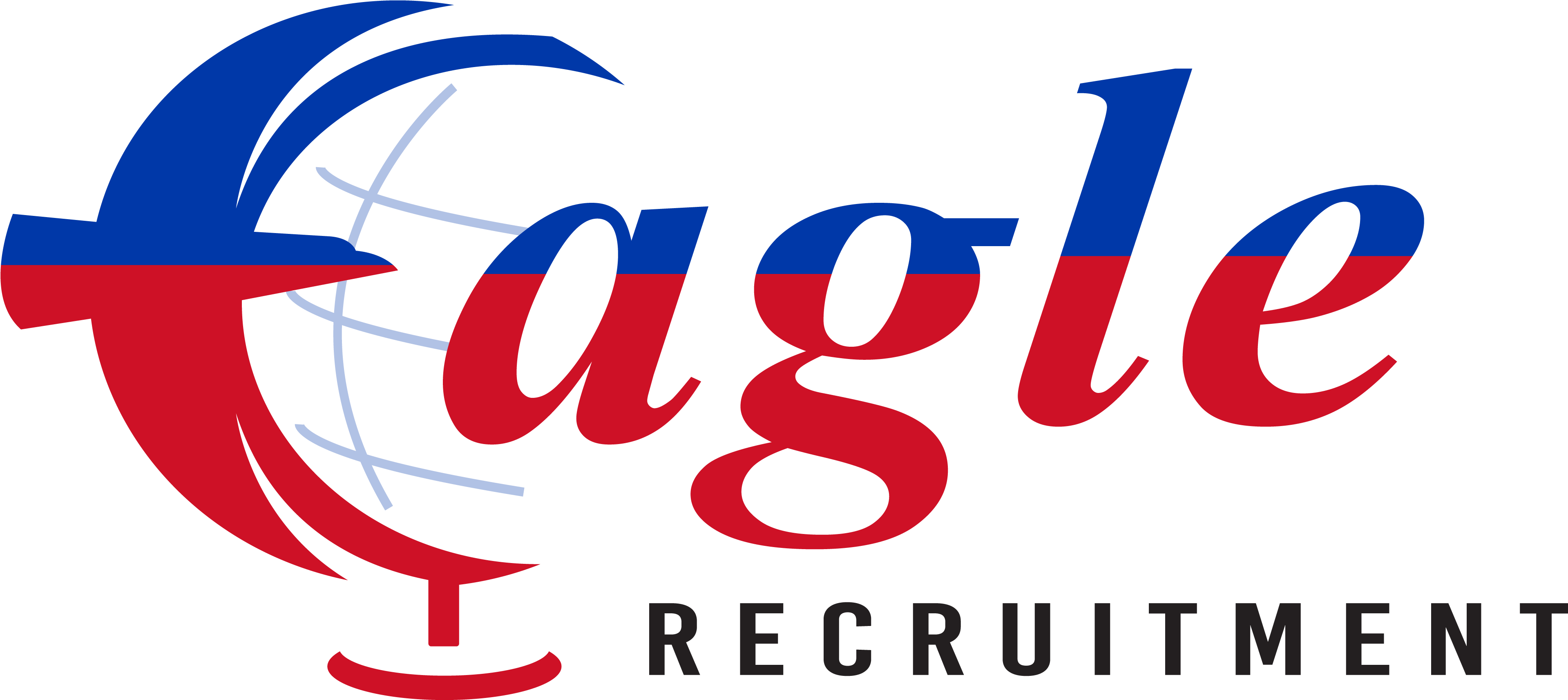 Eagle Logo Black Recruitment - Graphic Design (4200x2100), Png Download