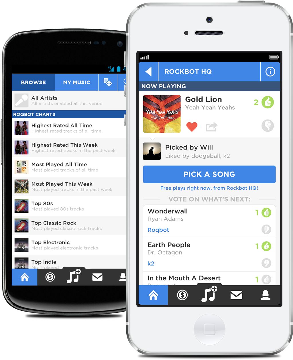 New Rockbot Jukebox App For Ios And Android - Rockbot App (1064x1288), Png Download