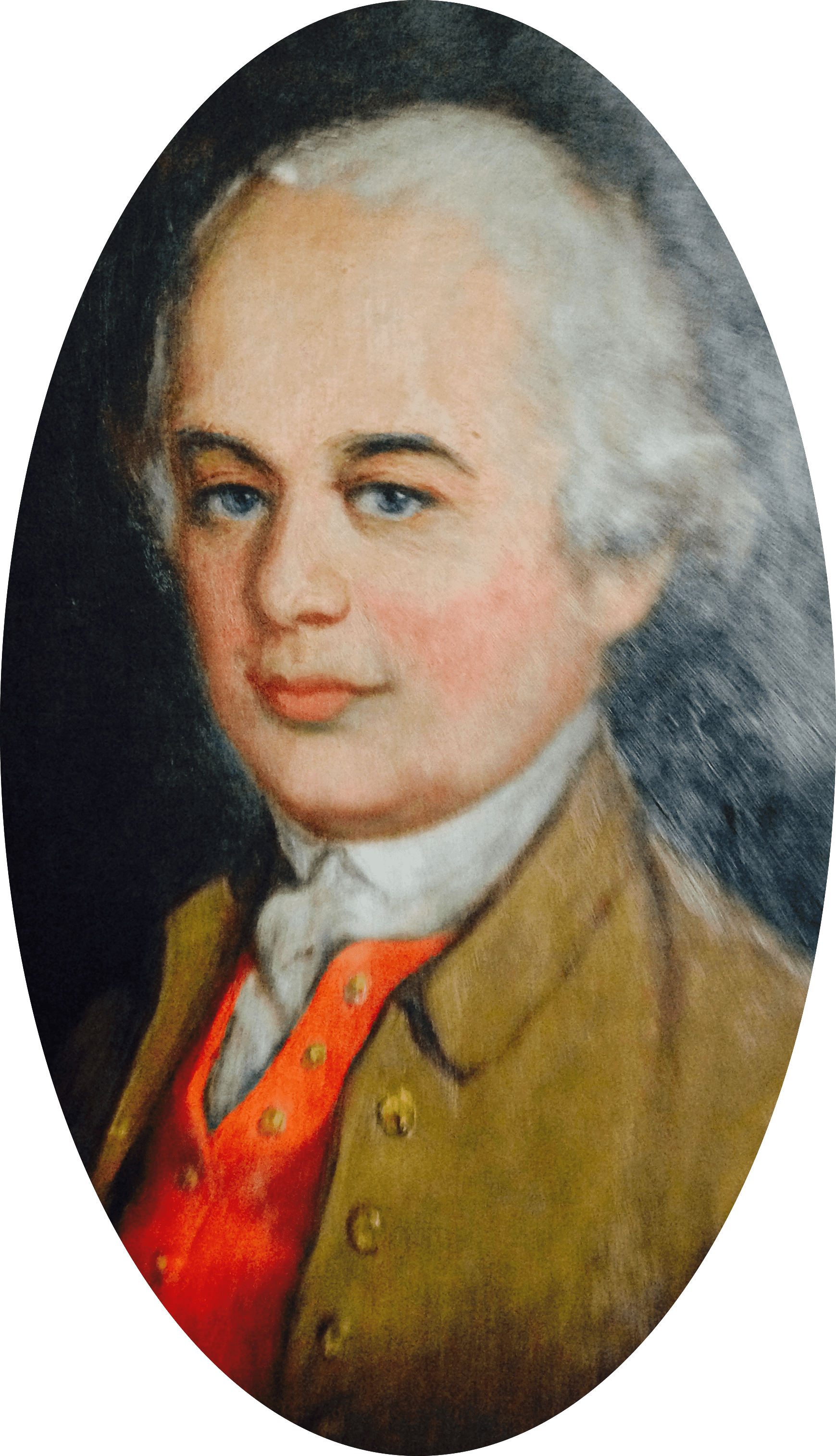After Banister Returned To Virginia, He Began A Long - Self-portrait (1739x3029), Png Download