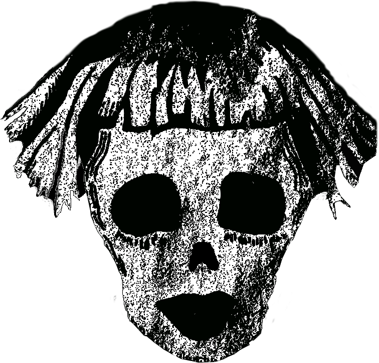 Lupa Png - Skull (839x793), Png Download