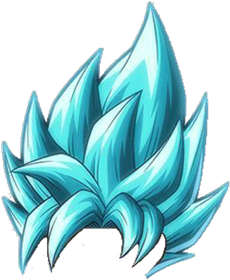 #goku #saiyajin #dbz #cabelo #hair @lucianoballack - Super Saiyan Blue Goku Dragon Ball Fighterz (1024x1132), Png Download