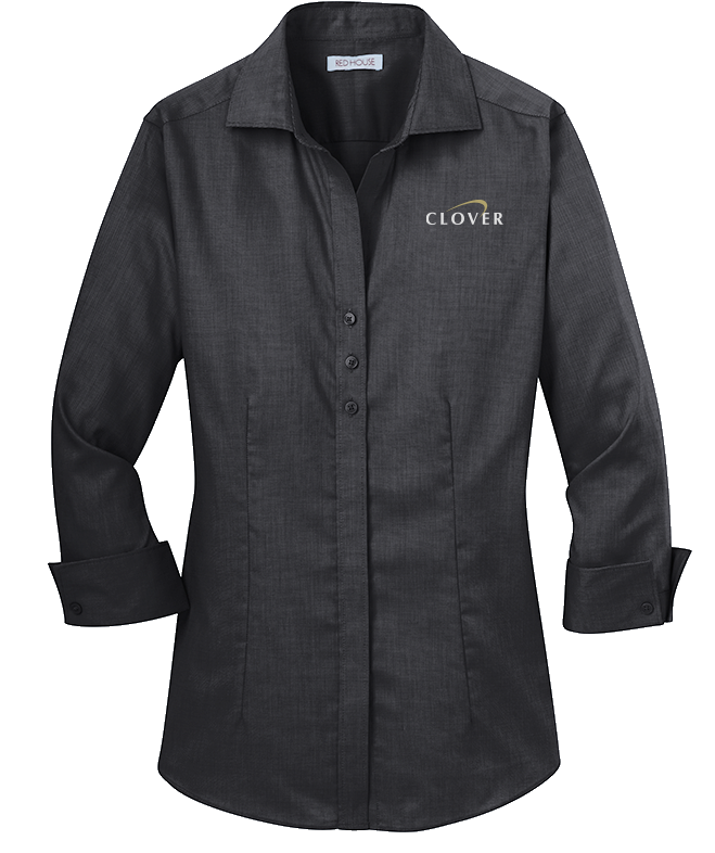 Clover Ladies' Red House 3/4 Sleeve Nailhead Non Iron - Kent Wang Trench Coat (800x800), Png Download