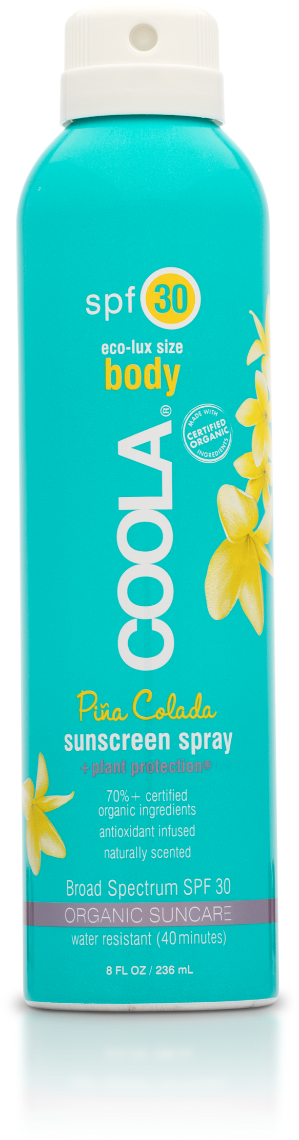 Coola Eco-lux Body Spf 30 Organic Sunscreen Spray - Management Of Hair Loss (2500x2500), Png Download