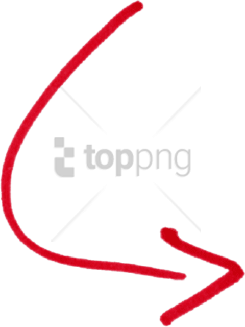 Free Png Curve Arrow Png Image With Transparent Background - Curved Arrow (480x640), Png Download