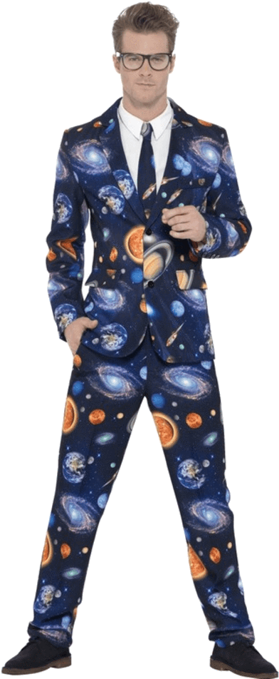 Space Standout Suit - Sci Fi Costume Men (600x951), Png Download