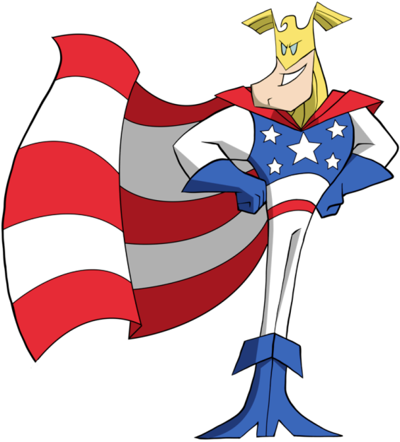 Major Glory Looking Happy-yhj7607 - Dexter's Laboratory Major Glory (600x712), Png Download