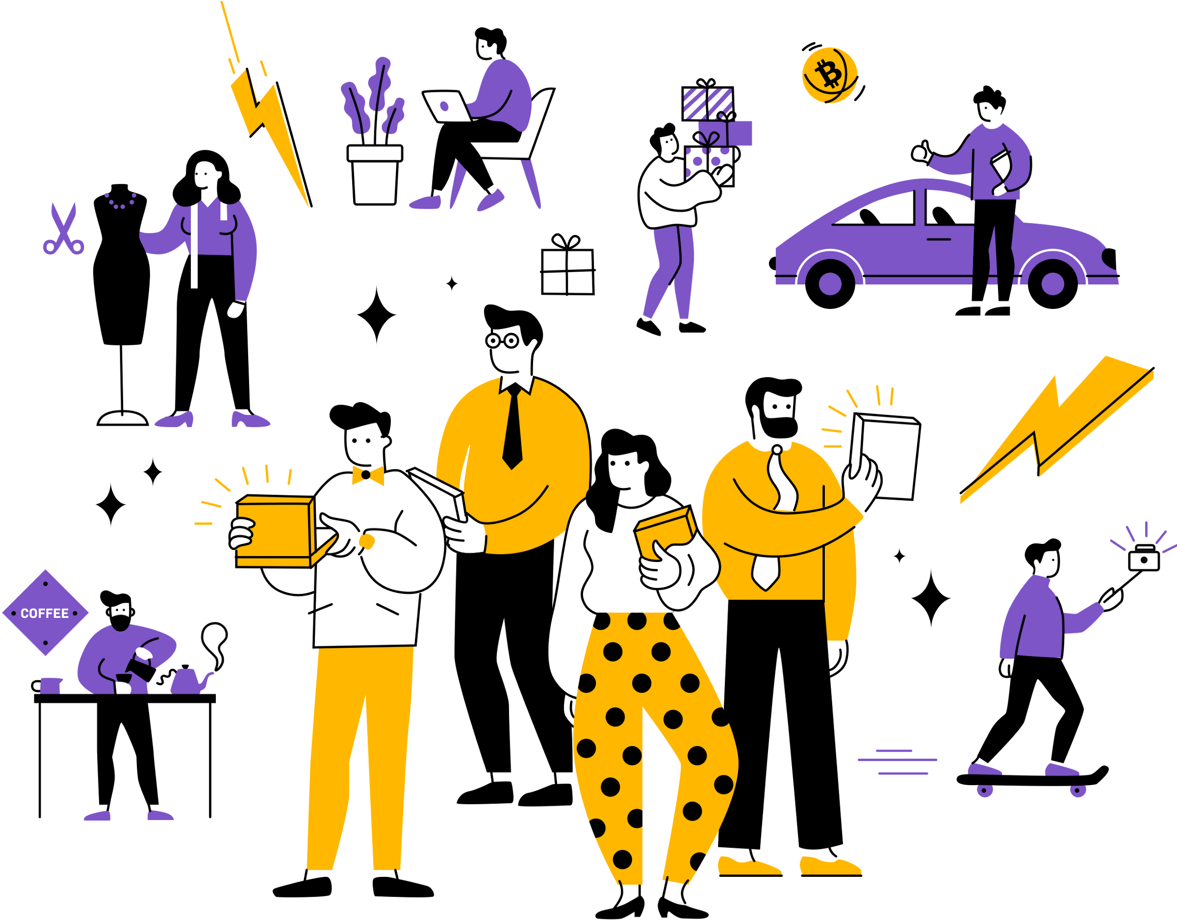 The Internet Of Things Is Made Up Of Billions Of Internet-connected (2400x1876), Png Download