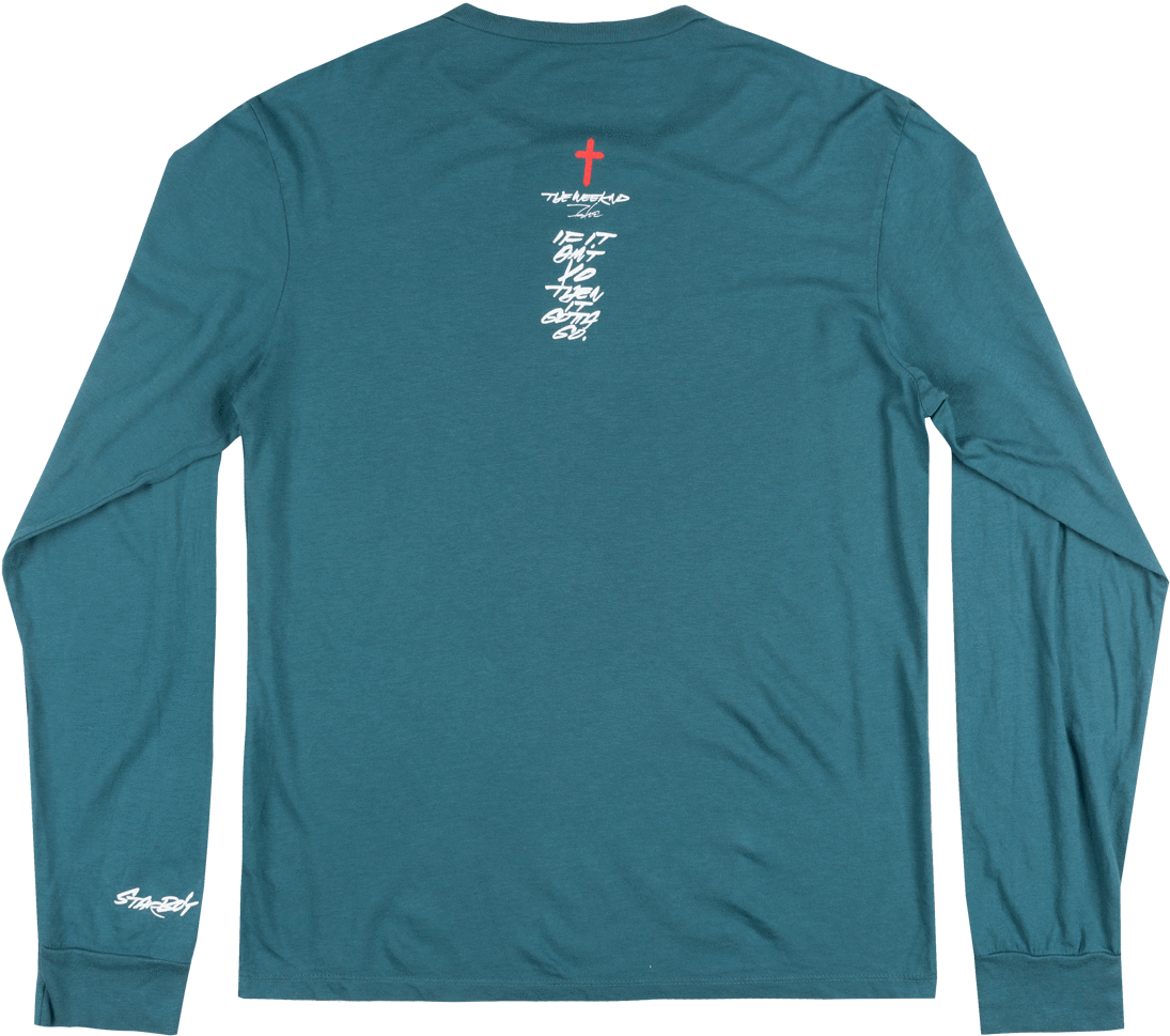 The Weeknd Legend Of The Fall Los Angeles Long Sleeve - Long-sleeved T-shirt (1153x1000), Png Download