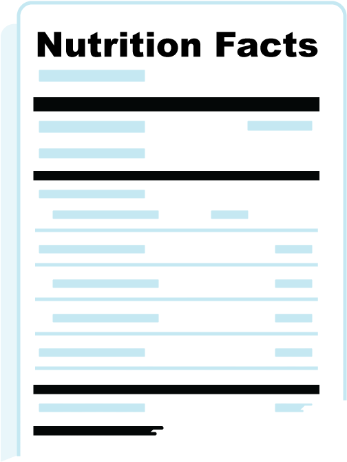 Additional Nutrition Information For Each Item Must - Nutrition Facts (800x800), Png Download