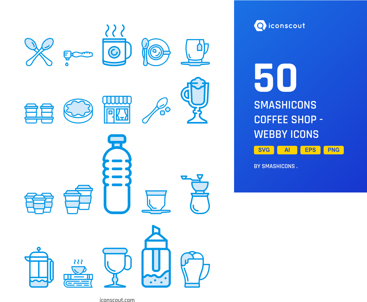 Smashicons Coffee Shop (1200x999), Png Download