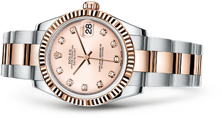Datejust - Slider - Rolex 34mm Fluted Datejust (840x550), Png Download