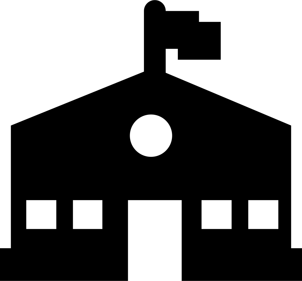 Schools - Transparent Background Icon School (980x910), Png Download