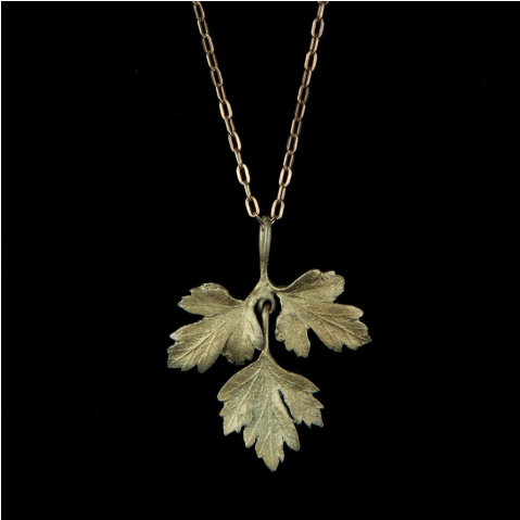 Petite Herb Parsley Pendant - Pendant (662x478), Png Download