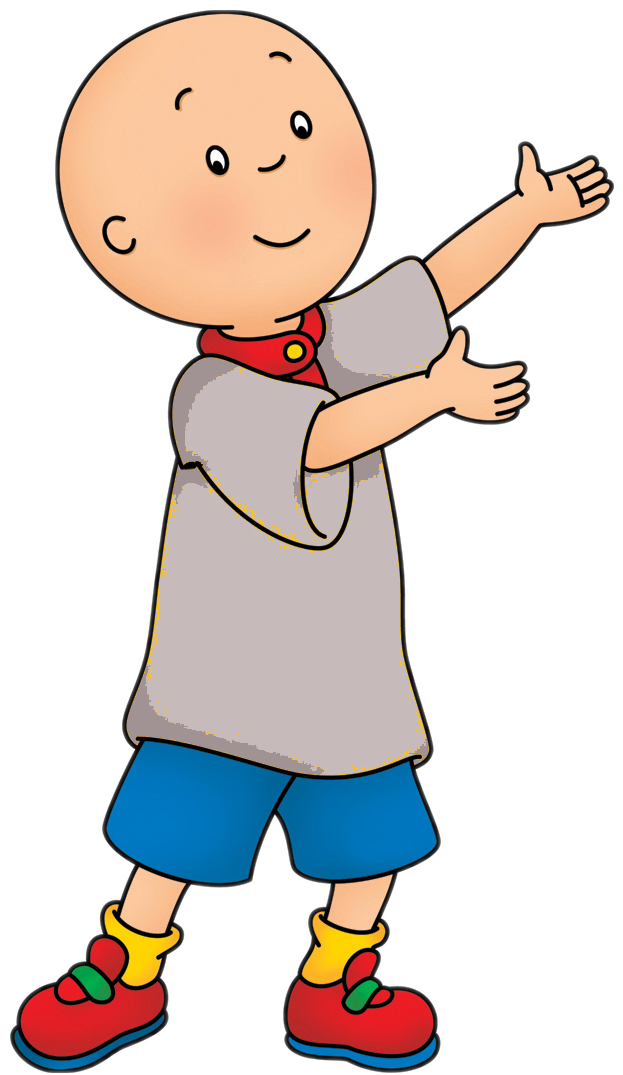Caillou Was Wearing A Gray Shirt And The Main Character - Caillou Character (1050x1150), Png Download