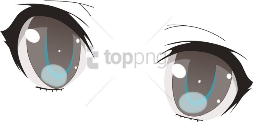 Free Png Anime Eyes Transparent Background Png Image - Anime Eyes Transparent Background (850x409), Png Download