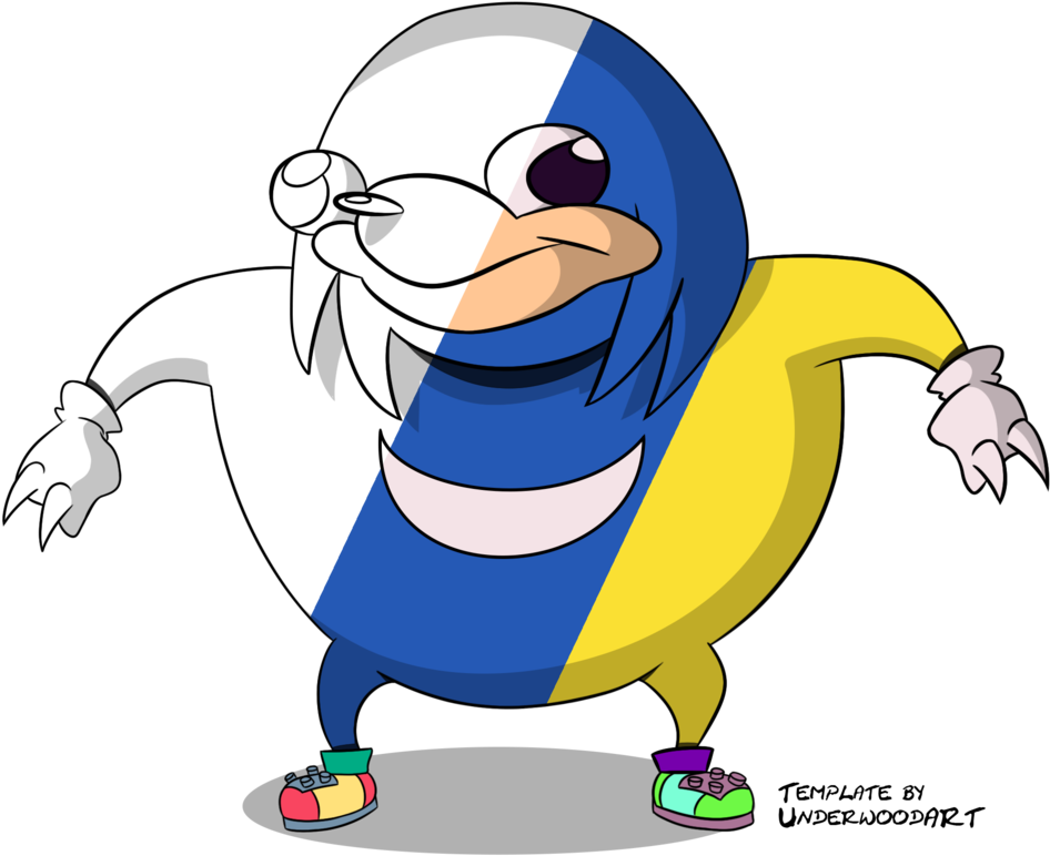 Ugandan Knuckles Png - Uganda Knuckles Blue Png (991x807), Png Download
