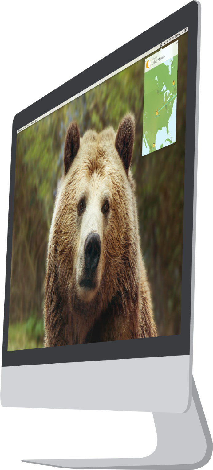 Tunnelbear For Mac - Grizzly Bear (880x1540), Png Download