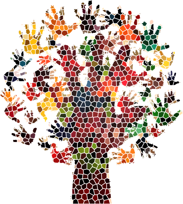 The Tree Of Life - Cross-stitch (682x749), Png Download