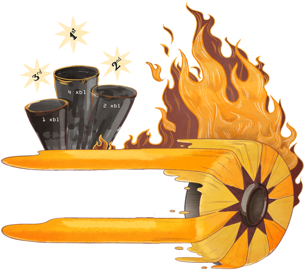 Prize-flames - Event (1000x898), Png Download