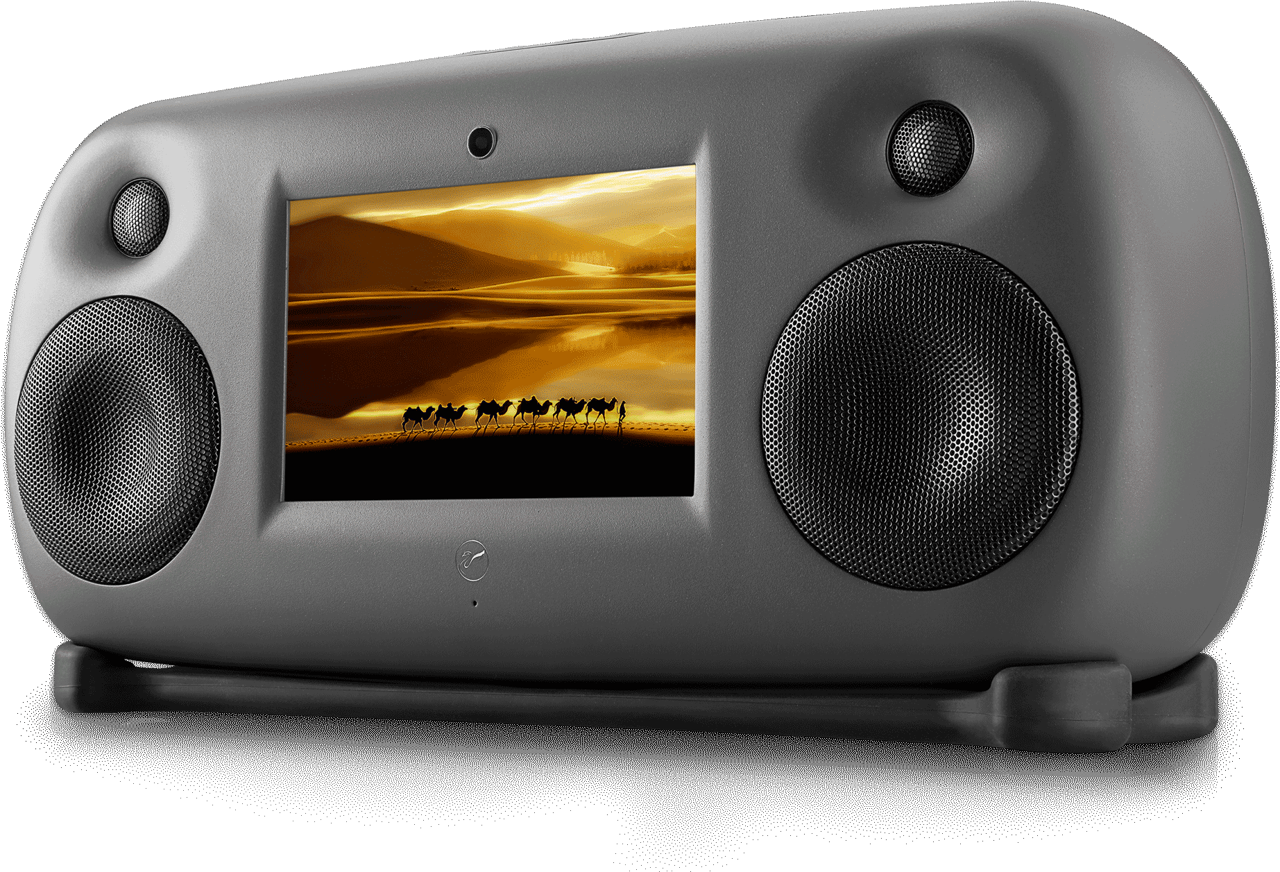 Touch Speaker Boombox - Studio Monitor (2000x1446), Png Download