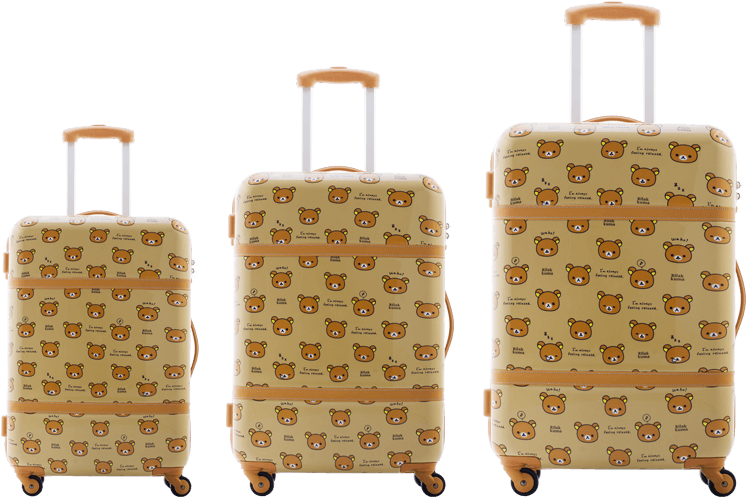 กระเป๋า Rilakkuma Big Bear Brown - Hand Luggage (800x800), Png Download