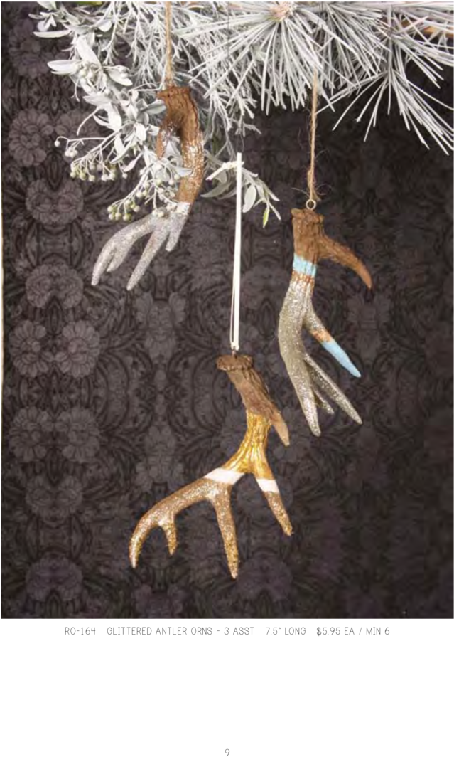 Ro-164 Glittered Antler Orns - Electronic Arts (960x1244), Png Download