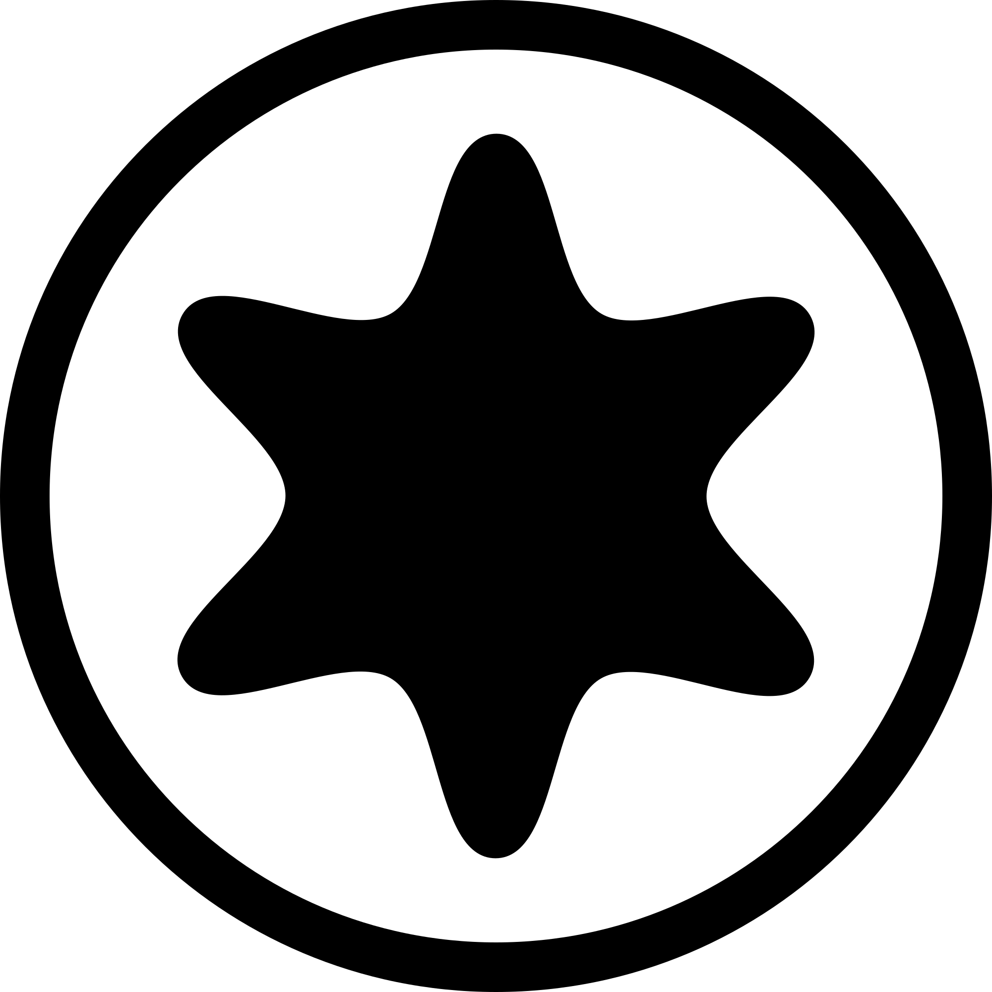 Open - Torx Screw Head (2000x2000), Png Download