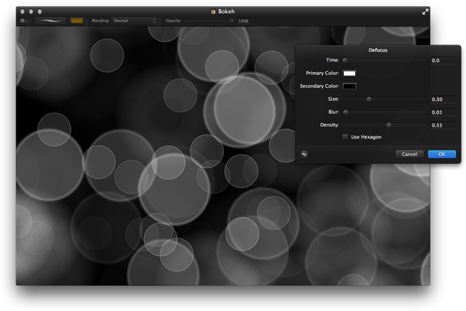 To Add Medium Sized Defocus Circles To The Layer, Double - Pixelmator Pro Defocus Filters (660x440), Png Download
