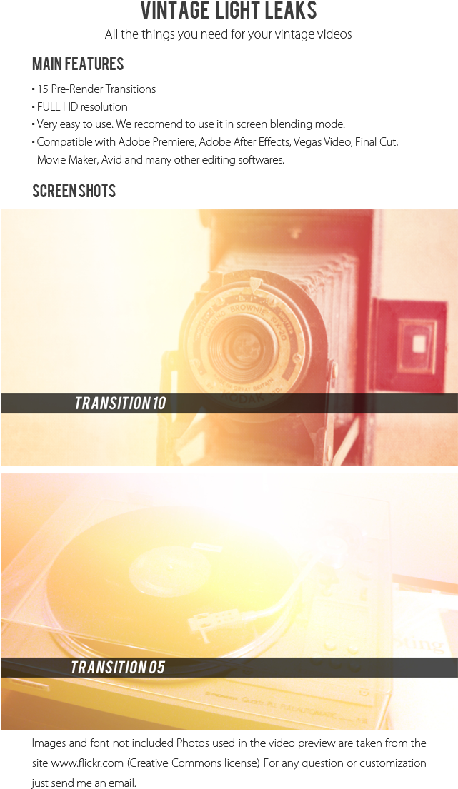 Vintage, Light, Leak, Bokeh, Template, Full Hd, Optical - Light Leak (640x1116), Png Download