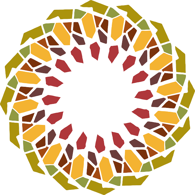 Floral, Flower, Shape, Abstract - Mandala Azul Indigo (640x640), Png Download