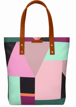 Geometrical Abstract Shapes Classic Tote Bag - Tote Bag (300x420), Png Download