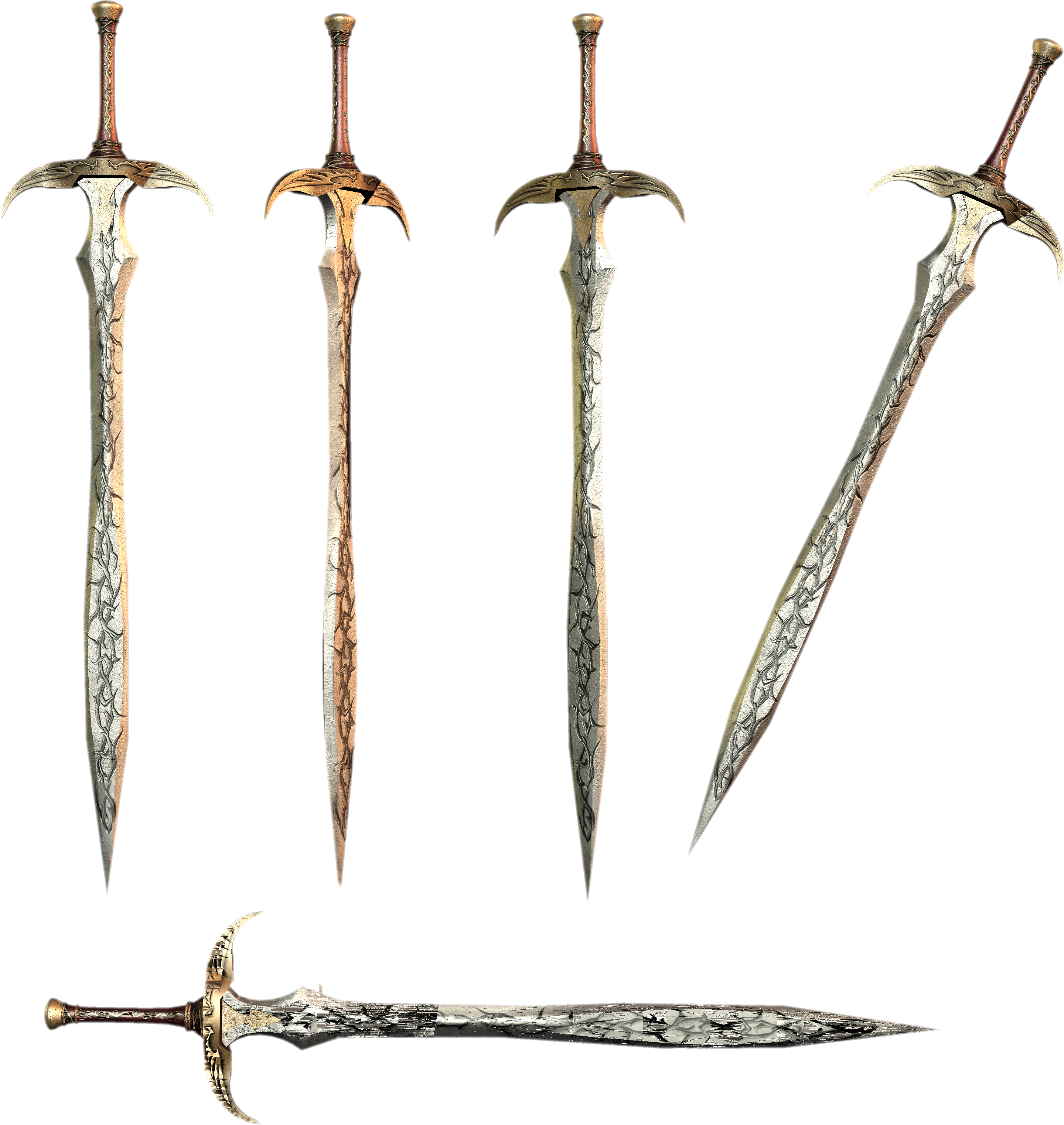 Download - Меч Клипарт (2880x3045), Png Download