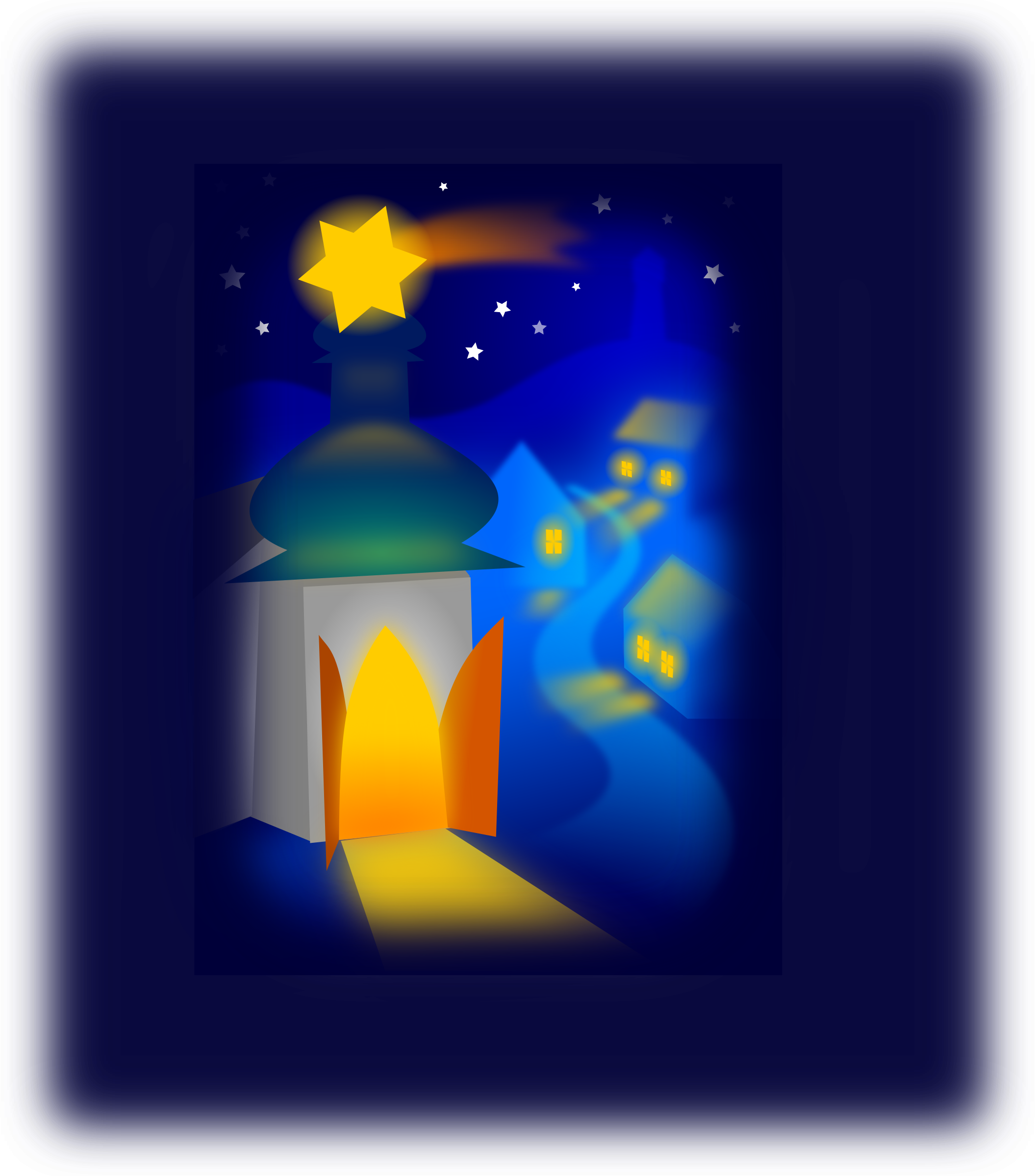 This Free Icons Png Design Of Christmas Winter Scenery (2111x2400), Png Download