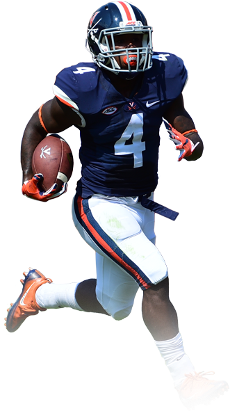 General Info - College Football Player Png (574x636), Png Download