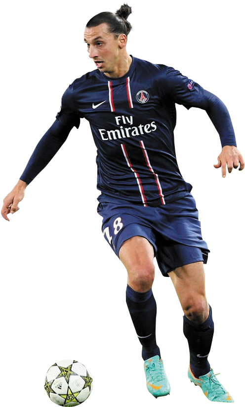 Zlatan Ibrahimovic Play Football Png - Zlatan Ibrahimovic White Background (677x900), Png Download