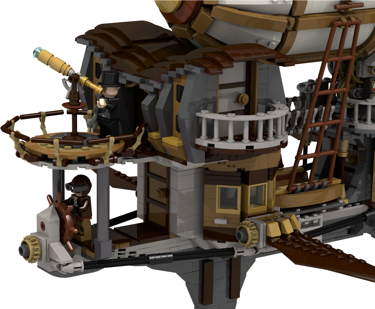 5779336-airship1 I6 - Straight-six Engine (1920x1080), Png Download