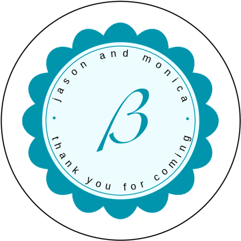 Ol375 - 3 - 33" Circle - Turquoise Floral Burst Wedding - Vardhaman Mahaveer Open University Logo (500x500), Png Download