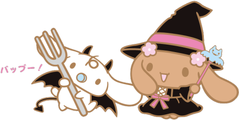 Sanrio-png - Sanrio Halloween Transparent (500x281), Png Download