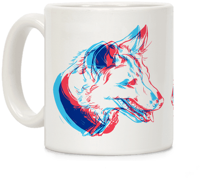 3d Dog Head Mug - Im Allergic To The Payload (484x484), Png Download