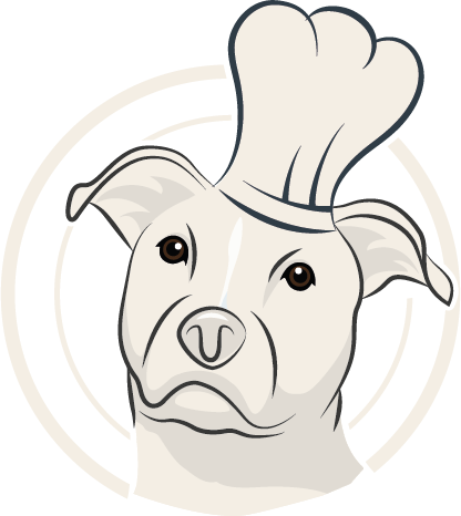 Logo 1 Time1512742651646 Dog Head - Chewie’s Kitchen (416x466), Png Download