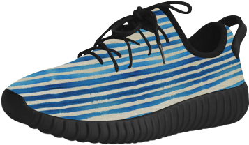 Watercolor Stripes Grunge Pattern - Mens.スニーカー D-story American Flag Grus Mens Boost Shoes (500x500), Png Download