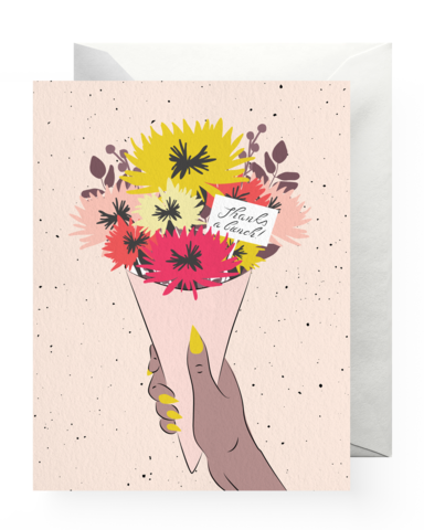 Thanks A Bunch - Gerbera (384x480), Png Download