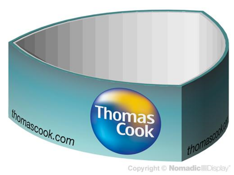 1m Bowed Triangle Fabric Structure - Textile (900x600), Png Download