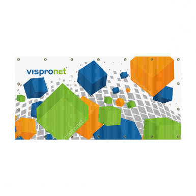 Finish Your Vinyl Mesh Banner With Grommets All Around - Web Banner (385x385), Png Download