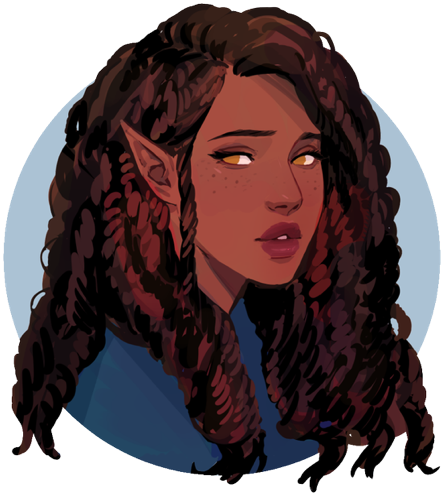 Woman Cartoon Draw Dibujo Mujer Personaje Cartoon Draw - Black Female Fantasy Character (546x546), Png Download